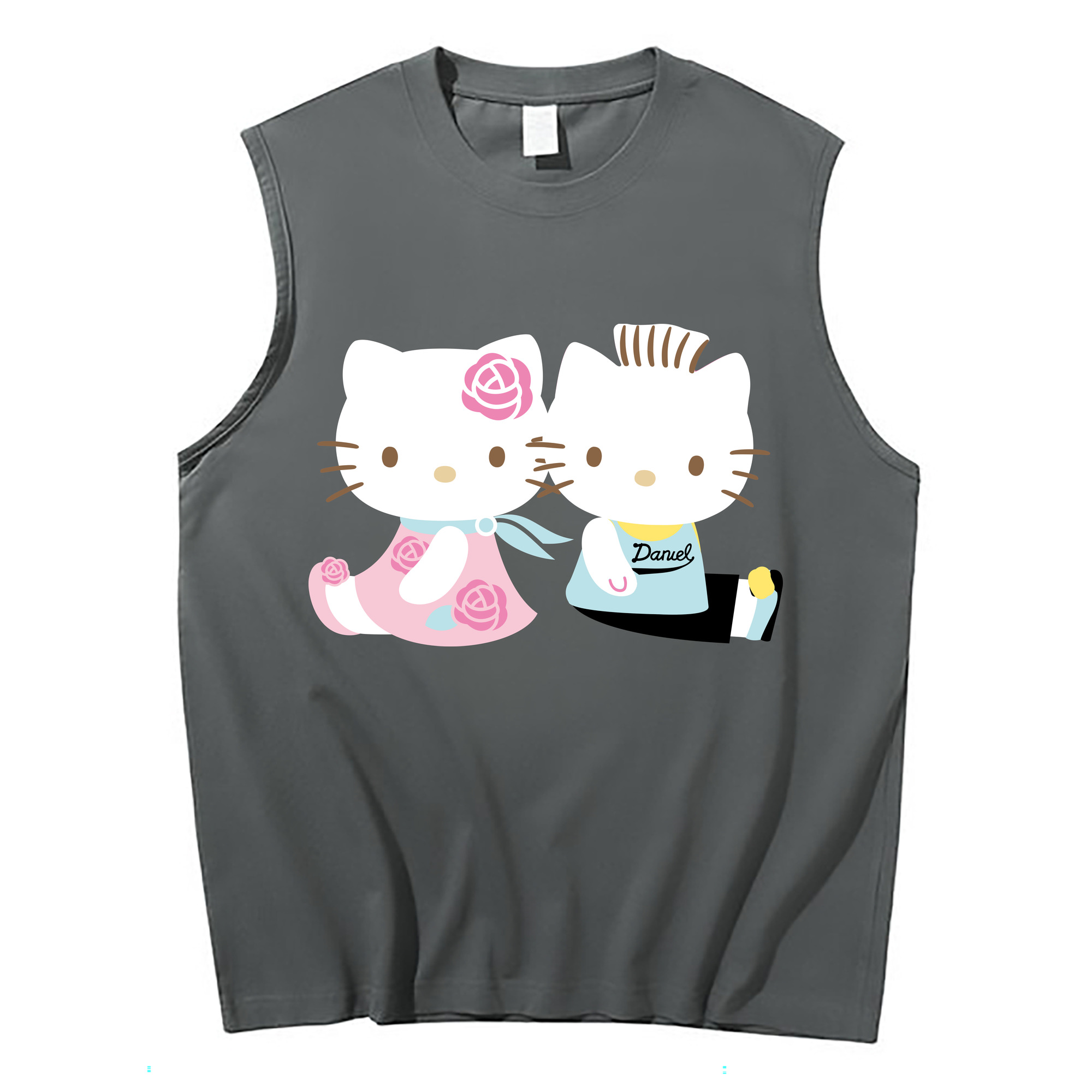 （画像用） Hello Kitty ハローキティ コットン100％タンクトップ（フロントプリント）